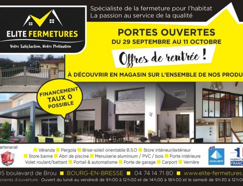 Portes ouvertes chez Elite Fermetures